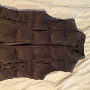 Eddie Bauer dark brown vest xs